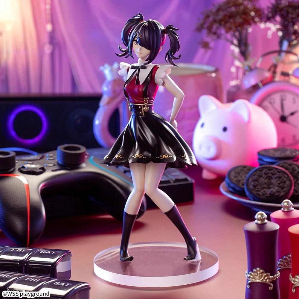 Anime Needy Girl Overdose Figures Cute Rain Action Figures Beautiful Girl Model Pvc Figurine Collection Desktop Birthday Gift‘S