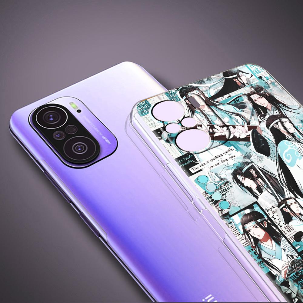 Grandmaster Mo Dao Zu Shi Anime Luxury Phone Case For Xiaomi Redmi Note 12 11 10 9S 9 8 Pro 7 8T 9C 9A 8A K40 Pro+ Clear Cover