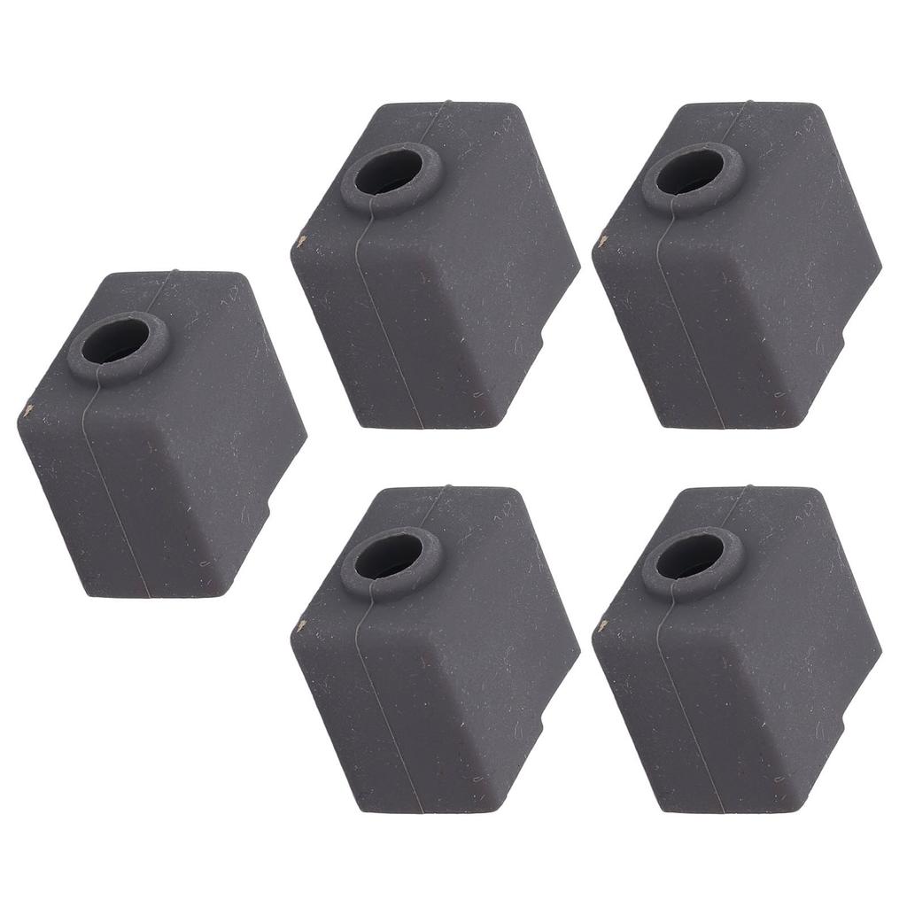 5PCS Heater Block Silicone Covers Elastic 3D Printer Hotend Silicone Sock for Kobra 3