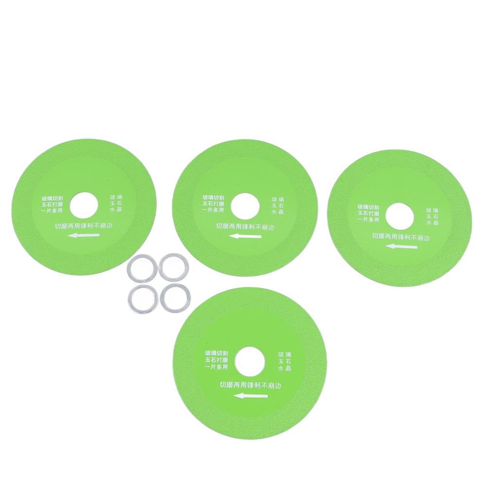 4 sztuki Szklane tarcze tnące Cienkie ostrze piły Tarcza do ceramiki Jadeit Butelka na wino Średnica 10 cm