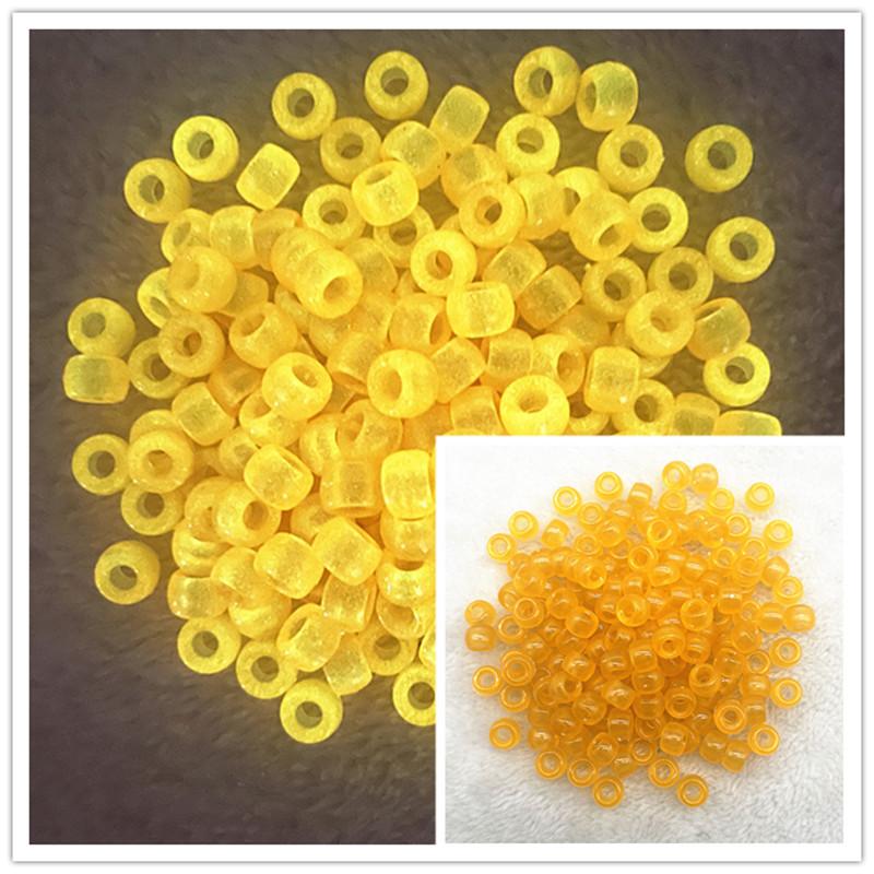 50 pz 8x6mm Forti Perline Luminose Glow In The Dark Pesca Branelli Allentati Del Distanziatore per la Marcatura di Gioielli Accessori Braccialetto FAI DA TE