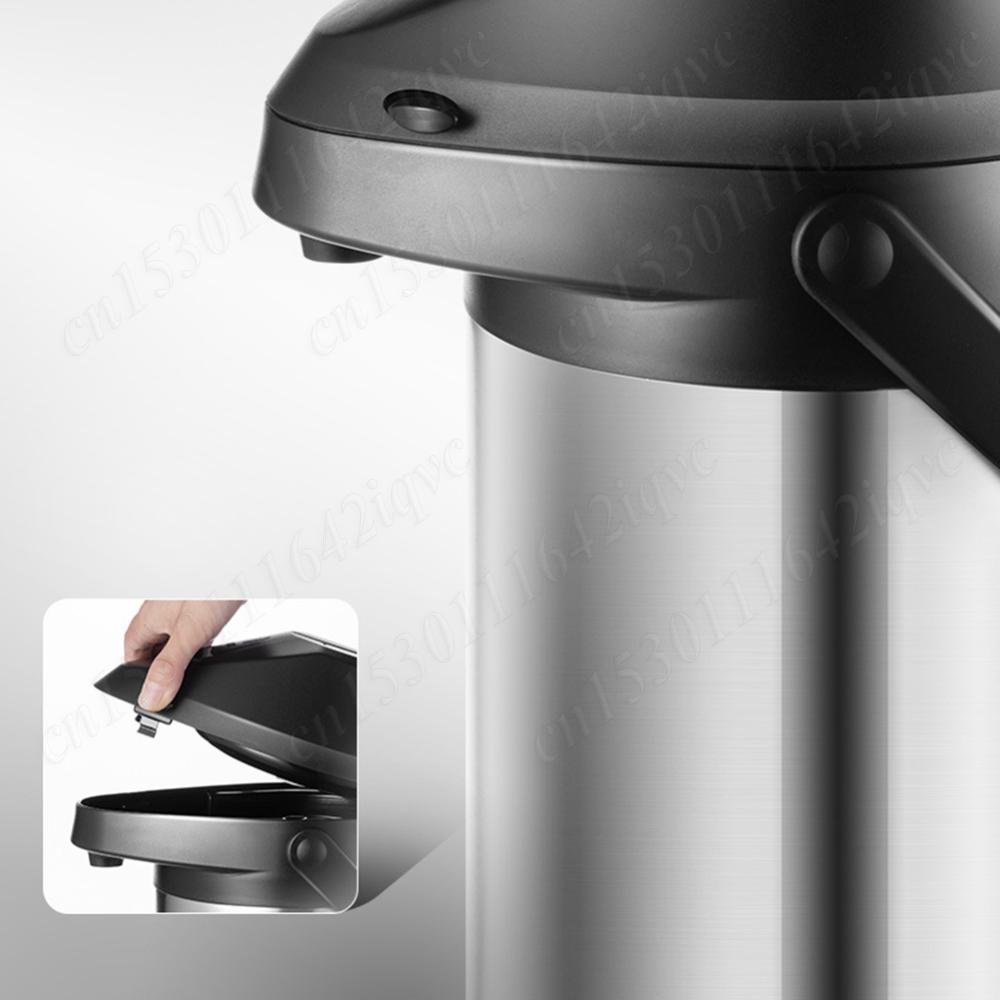 1.9L Hot Water Kettle Stainless Steel Household Insulated Vacuum Bottle Large Capacity Thermal Beverage Dispenser for Travel