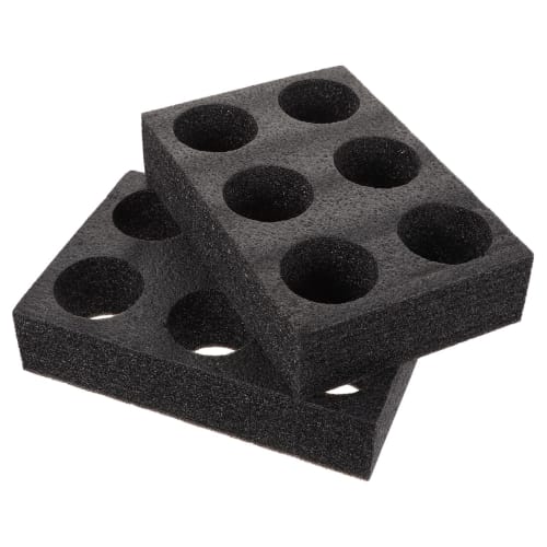 DOITOOL 2-Piece 6-Cup Drink Carrier, Takeout Cup Tray Coffee Carrier, Dehydrator, No-Outfit Holder Tray for Drinking Cups, Coffee Cups, Tea, and Juice