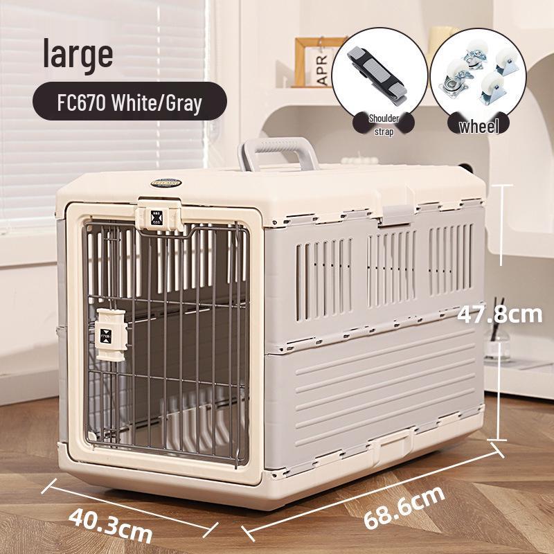 Foldable Pet Airline Carrier for Cats & Small Dogs - Alice Model