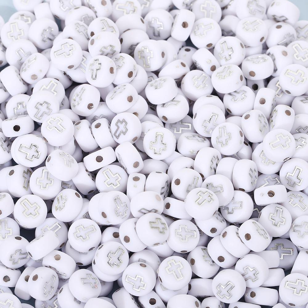 Acrylic Letter Beads for Kids' Jewelry Making – Educational DIY Beading Accessories