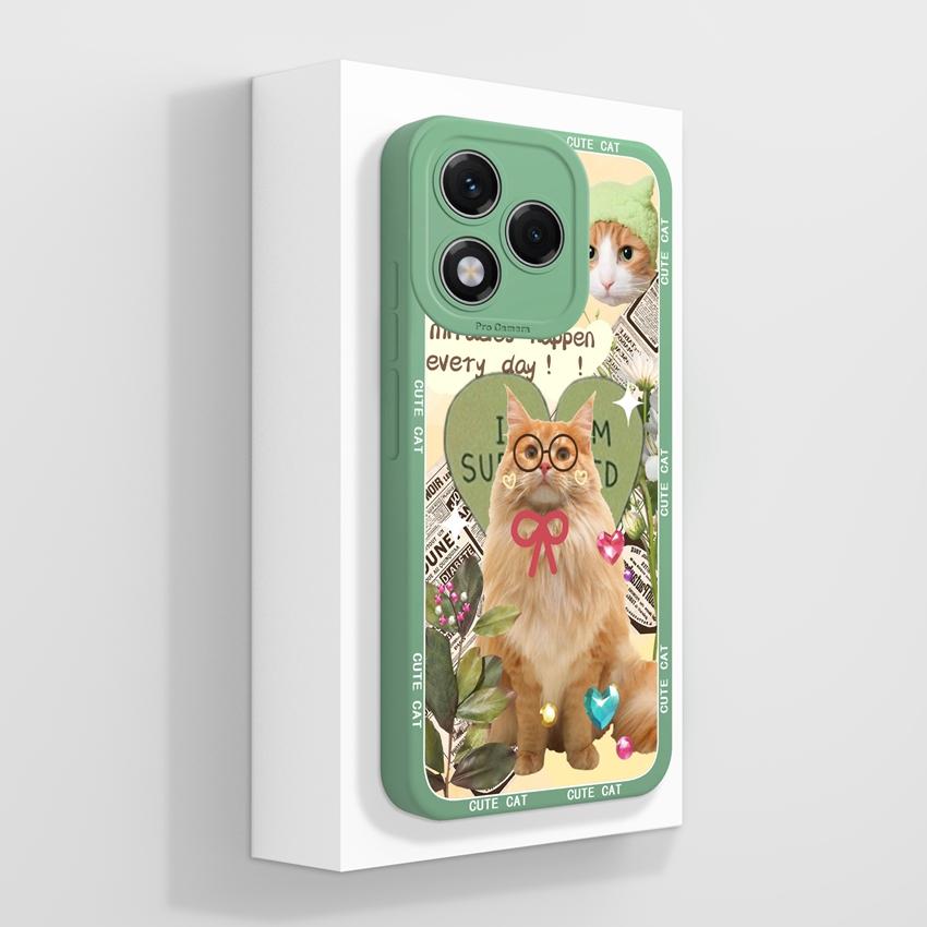 Silikonový kryt s motivem květiny pro Huawei 400 Lite X7c X8 X8c X9c Play 30 60 Plus, odolný proti pádu, s motivem květů a ochranou obrazovky proti pádu pro Huawei.