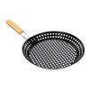 Grilling Skillet Stainless Steel Round Shape Foldable Vegetable Grill Basket for Camping Commercial