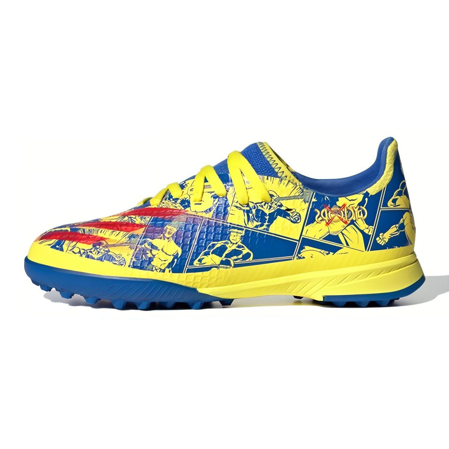 (GS) adidas X Ghpsted.3 TF Blue Yellow Red Kids GZ8705 EU 35⅔