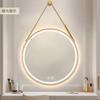 Round Makeup Bathroom Mirror Lights Portable Touch Led Bathroom Mirrors Wall Mounted Home Improvement
