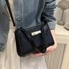 2025 New Women's Bag Crocodile Pattern Kelly Bag Mini Kelly Bag Portable Women's Bag Shoulder Bag Oblique Straddle Women's Bag