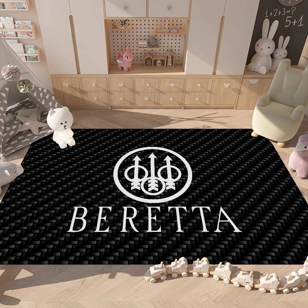 G-Gun Beretta Floor Mat Non-Slip Laundry Room Mat Laundry Decor Balcony Child Living Room Bedside Mats