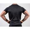 Mens Short Sleeve Solid Color Slim Fit Quick Dry Gym Training T Shirt