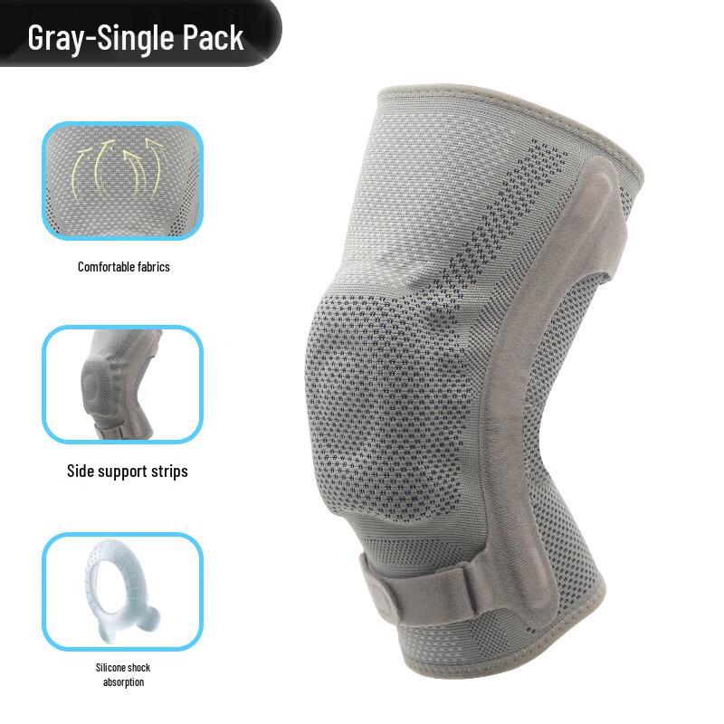 Sports Knee Brace with Silicone Shock Absorption