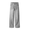 Unisex Retro Ash Wide-Leg Jeans: Loose, Straight, Drape-Fit Pants