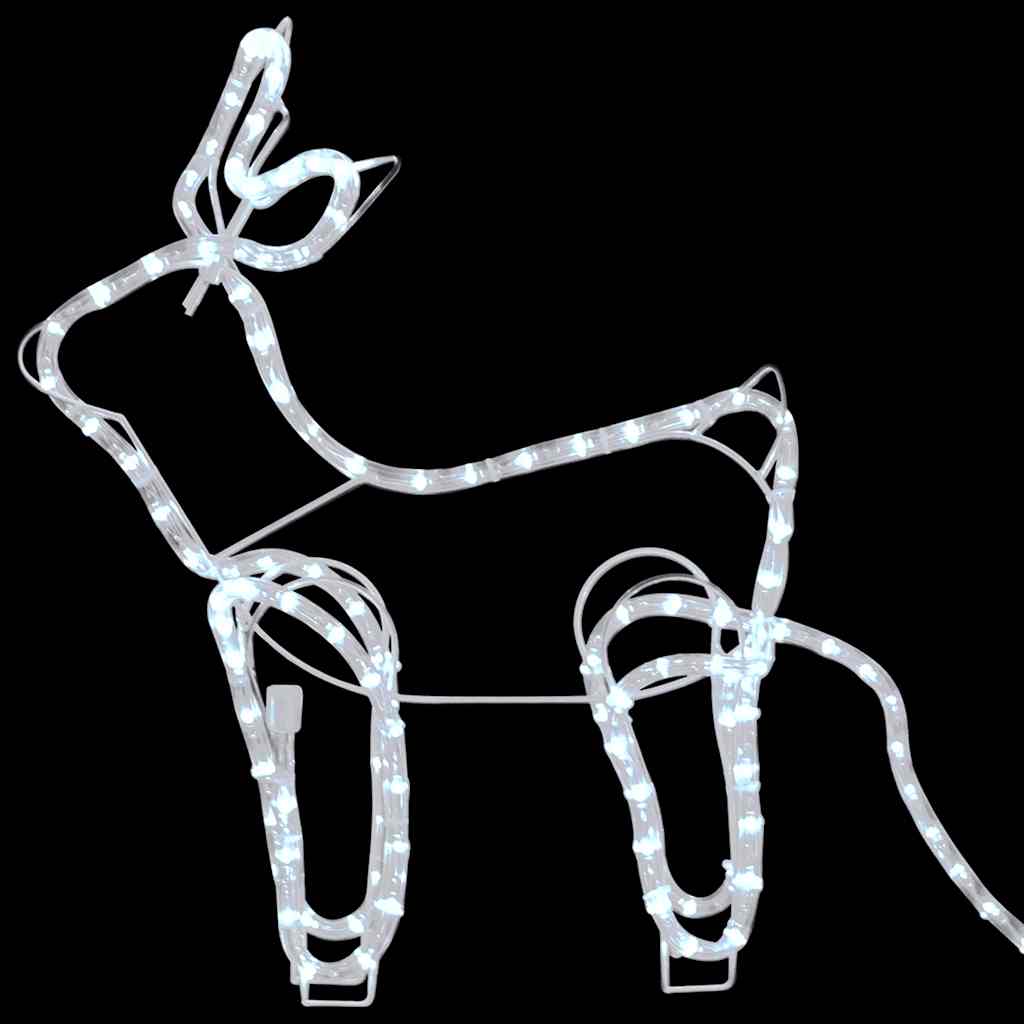 Vidaxl Christmas Outdoor Decoration: Reindeer And Sleigh, 576 LED Diodes