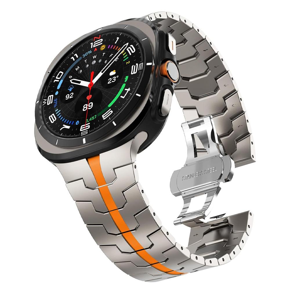 Luxury Men Titanium Bracelet for Samsung Galaxy Ultra Watch 47mm Metal Business Band for SAMSUNG GALAXY ultra 7 47 Straps Correa