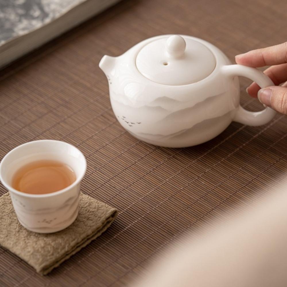 Light Luxury Tea Brewing Kettle High-grade Single Pot Kung Fu Tea Set Xishi Pot  Home