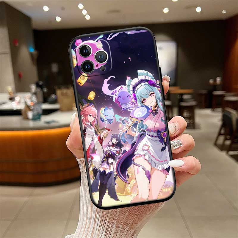 RE33 Genshin Impact New High-End Shell Phone Case for iPhone SE X XS XR 16E 17 11 Pro Max 8 7 6 6s Plus Air