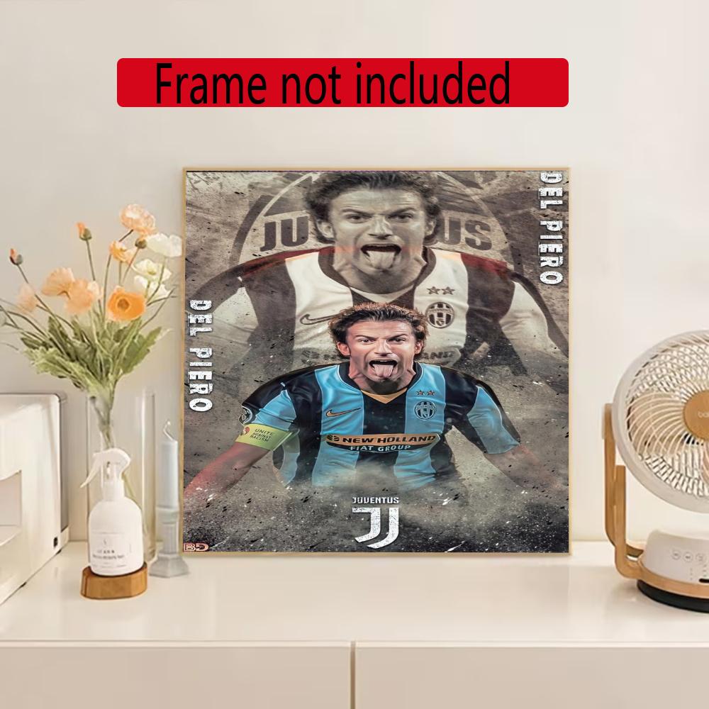 Juventus 5D Diy Diamond Paintings Mosaic Wall Round Diamond Art Painting Kits Embroidery Crystal Accessories Frameless