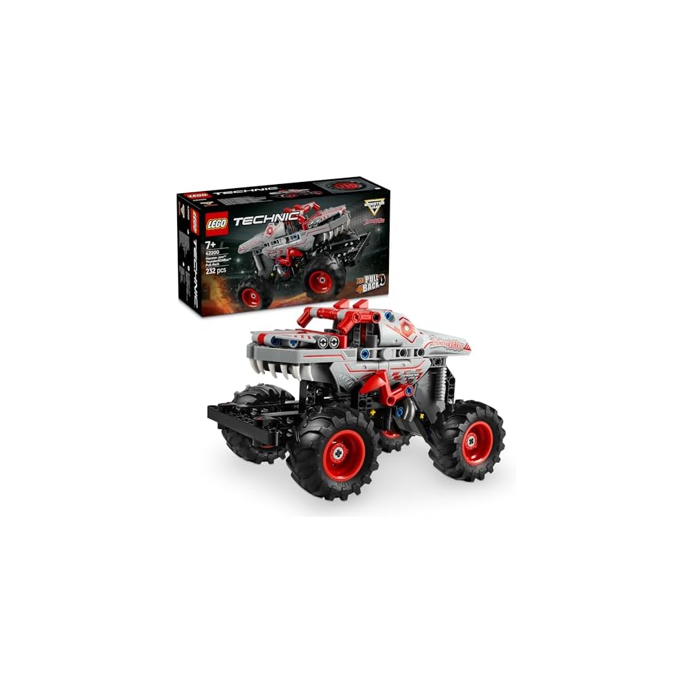 

LEGO Technic Monster Jam ThunderROARus Pull-Back Toy Vehicle for Kids Ages 7-9 Block Set 42200