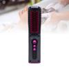 Cordless Hair Straightener Brush   Hot Brush Hair Straightener Curler USB Rechargeable for All Hair Type