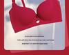Oryginalna Czerwona Bielizna Ślubna Push-Up Zestaw Biustonosza z Bocznym Wsparciem