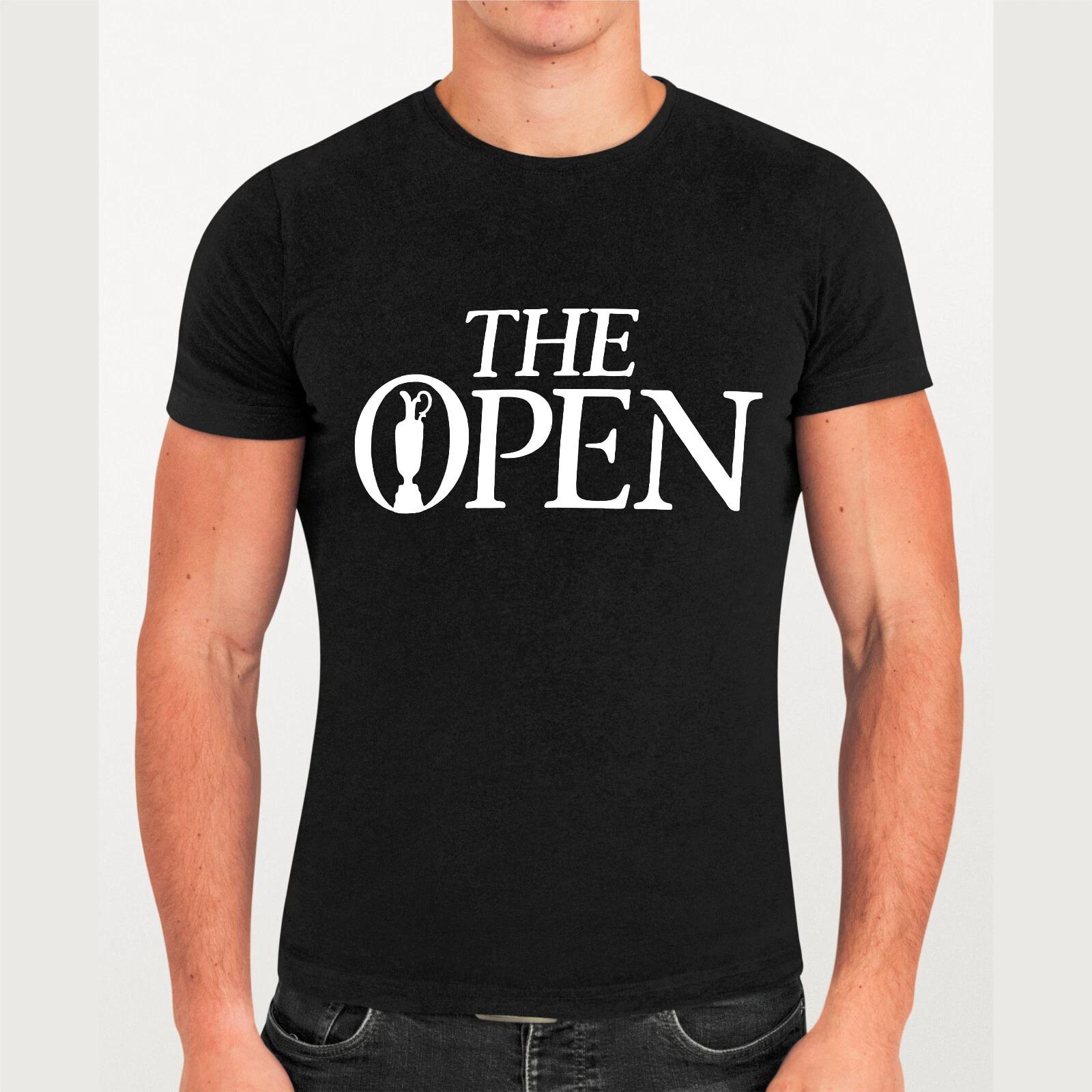 

Футболка The Open Golf, Мужская с логотипом, Подарок для детей, Взрослая, Унисекс, Топ 4XL