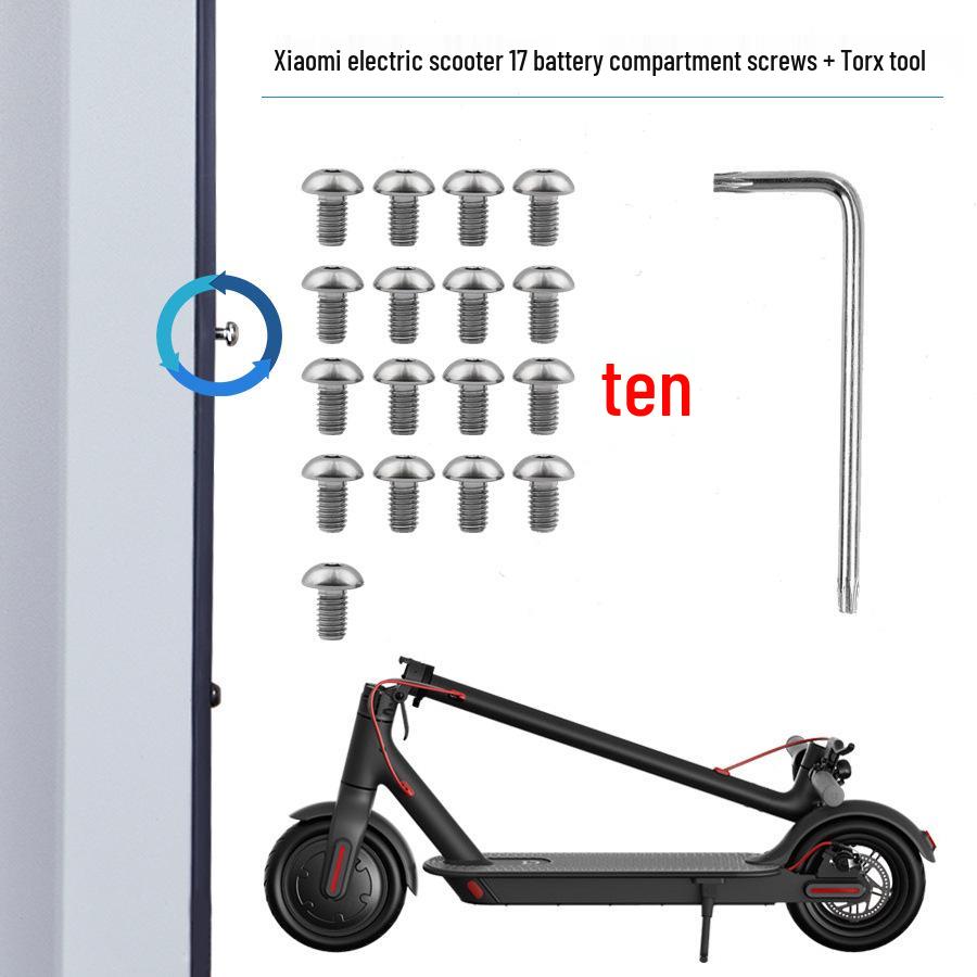 Xiaomi M365 Pro Electric Scooter Battery Cover & Screws Set