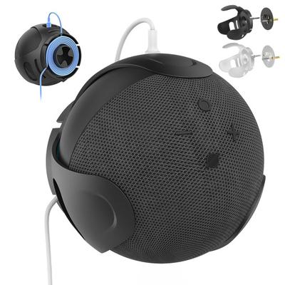 Wall Mount Holder for Echo Dot 4/5 Generation Bracket Space Saving Stand with Cord Management Angle Adjustment Speaker Bracket