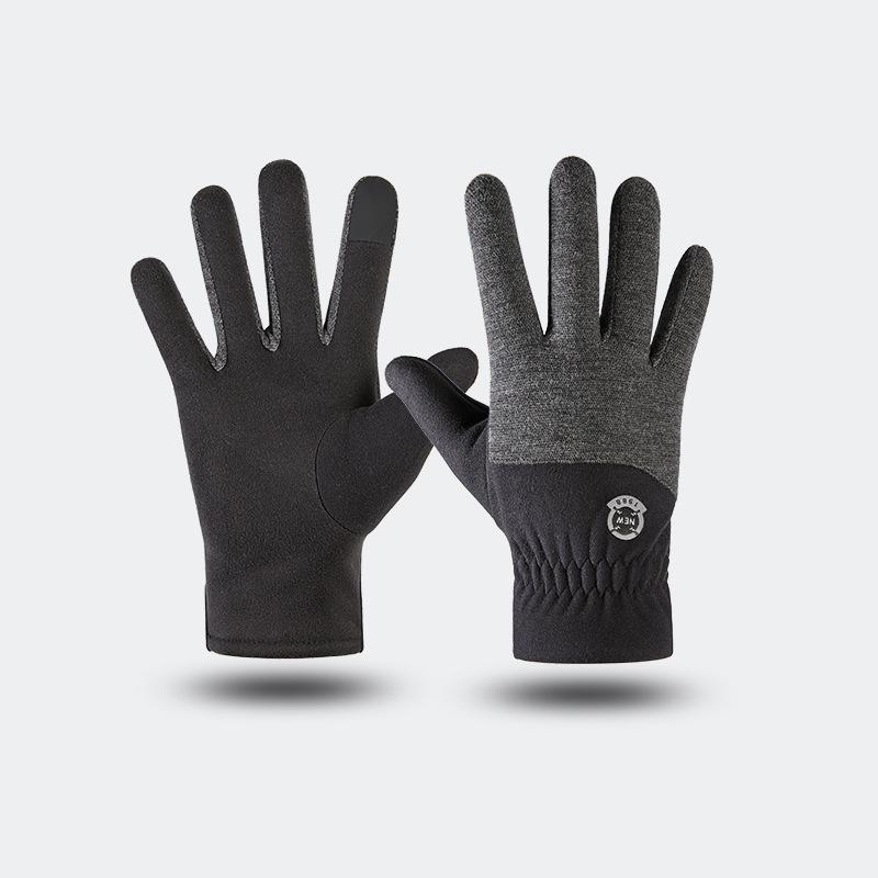 

Новые зимние теплые лыжные перчатки для мужчин и женщин, утолщенные флисом, для велоспорта, с сенсорным экраном One size