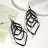 Trendy European And American Stylish Punk Spiral Earrings For Fashionable Women