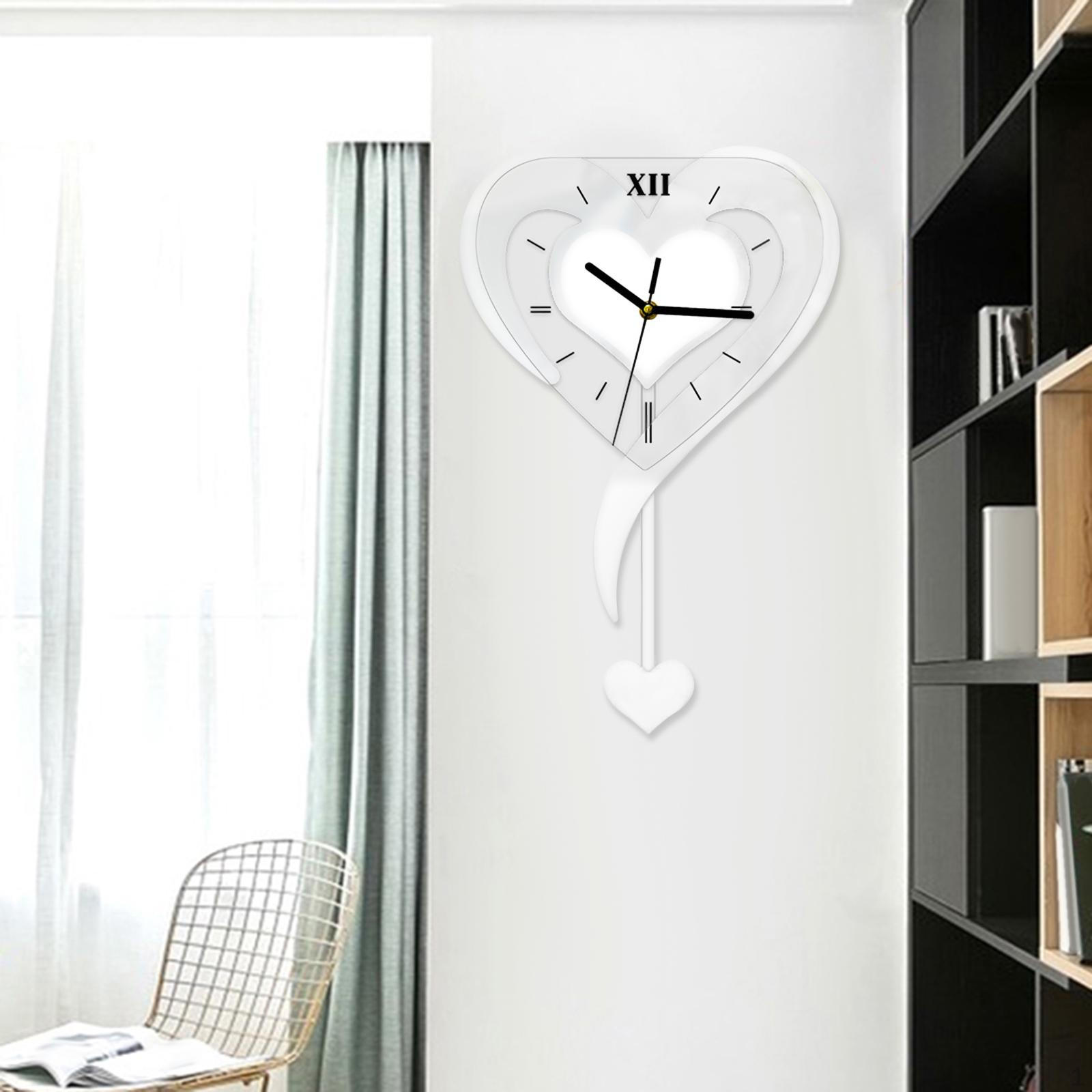 

Часы Бесшумные Легкие Стильные Многофункциональные Настенные Акриловые для Кухни Домашнего Декора серебряный