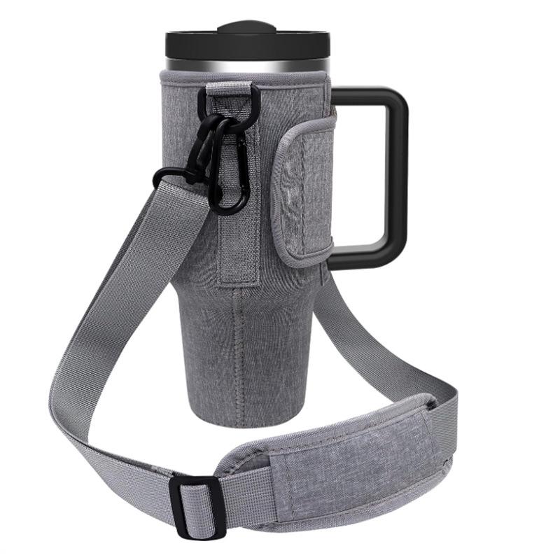 

40oz Insulated Neoprene Water Bottle Sleeve with Handle