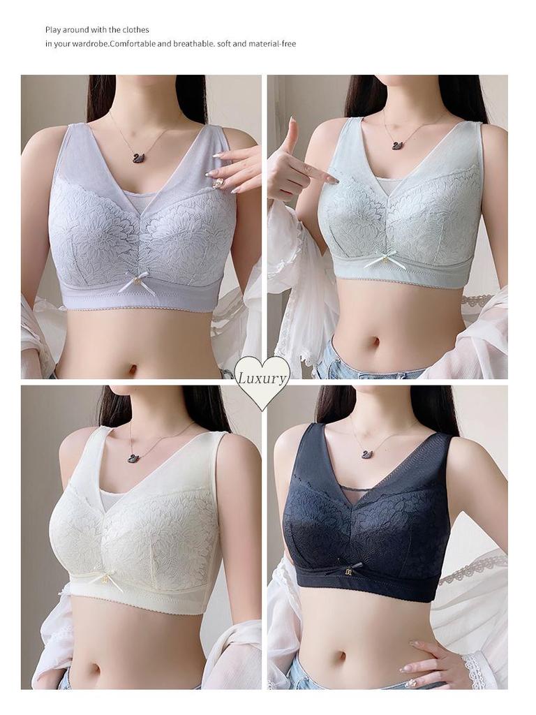 Summer Style Seamless Wireless Plus Size Bra: Anti-Exposure & Anti-Sagging Design