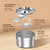 Stainless Steel Pet Drinking Fountain Automatic Cat Water Fountain Smart Pet Water Dispenser for Dog Cat Drinking Supply