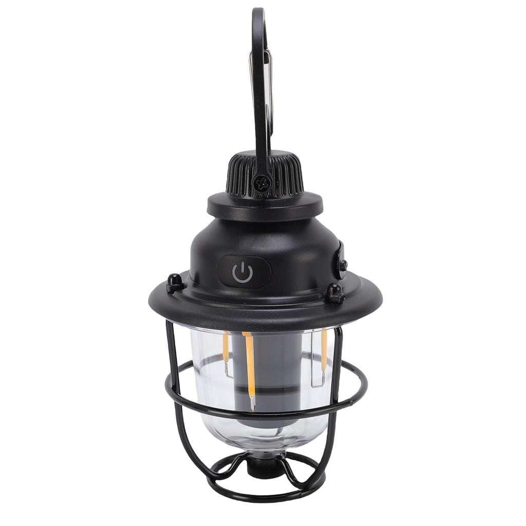 LED Camping Lantern 3LED 9SMD IPX3 Rainproof Battery Powered Camping Light Retro Hanging Tent Light