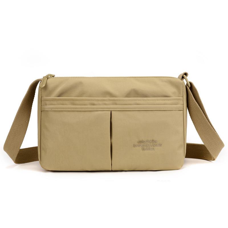 New Shoulder Small Square Bag Summer Light Nylon Bag Large Capacity Women's Messenger Bag
