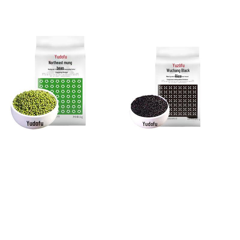Yudao Fu Northeast Mung Bean and Wuchang Black Rice Combo