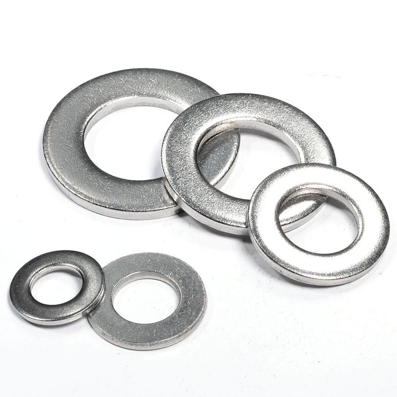 304 Stainless Steel Narrow Edge Flat Washer GB848 M2-M30