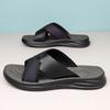 Fashion Summer New Designer Slippers for Men Solid Color Fashion Casual Anti-slip Wear-resistant Beach Shoes Male Outwear Flip Flop Man