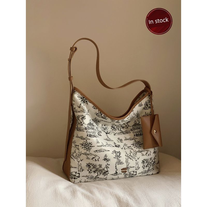 

Южный стиль Chio2nd Музейный культурный тур Прыгающая сумка-тоут Женская Большая вместимость Новая китайская Сумка через плечо Мессенджер