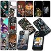 Attack on titan Eren Jaeger Levi Phone Cover for Xiaomi Redmi Note 13 14 ProPlus Pro Plus 14C A4 13C Pro+ Note14 Protective Case
