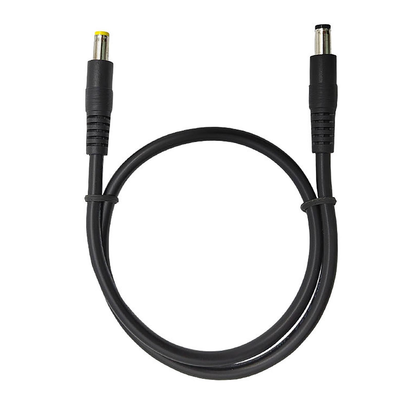 

Кабель подовжувач живлення 5.5x2.5мм до 5.5x2.1мм Штекер до штекера З єднувальний шнур Адаптер для камери відеоспостереження, світлодіодної стрічки 100CM