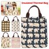 Portable Storage Bag Kid Student Picnic Insulated Thermal Bag Lunch Box Breakfast Organizer Cooler Lunch Bag