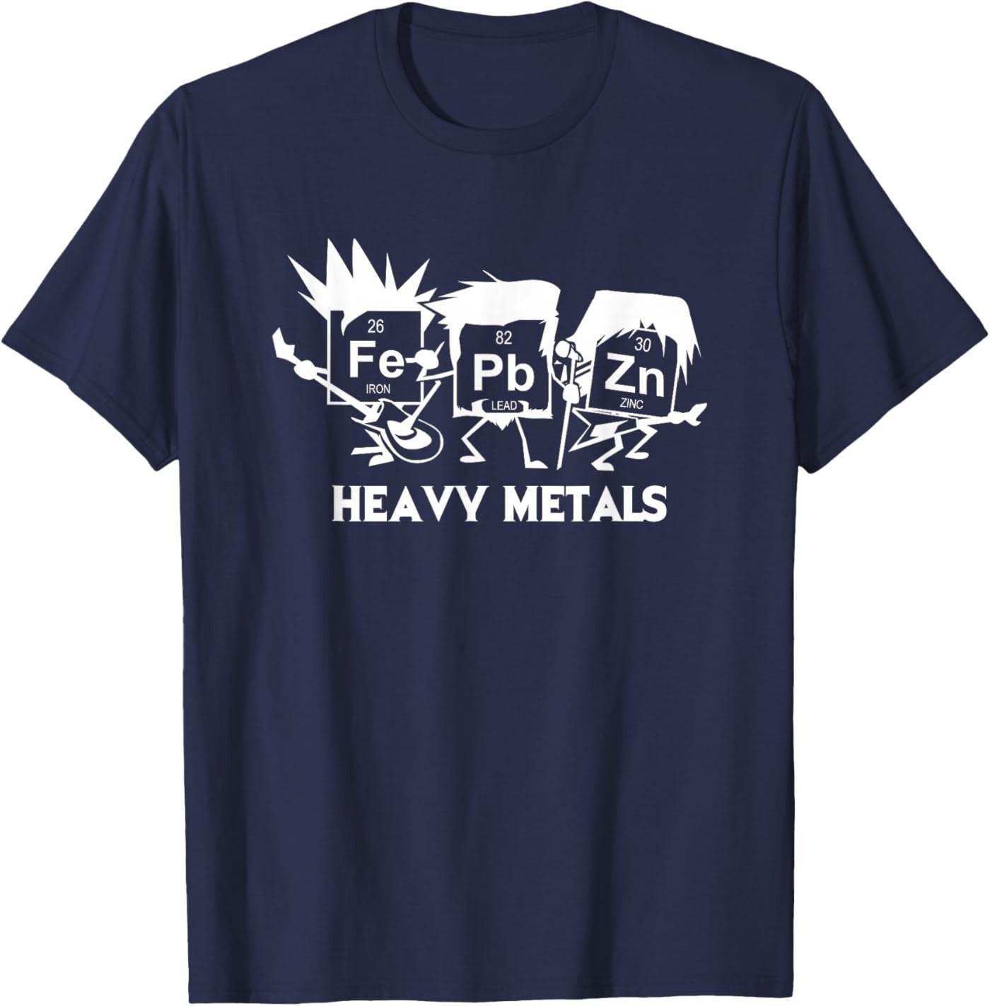 Funny Chemistry Heavy Metals T-Shirt S разноцветный