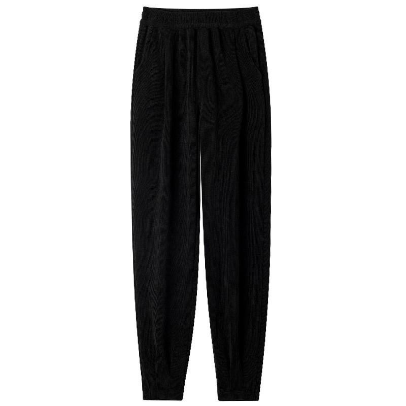 Women's New Spring Autumn Harem Pants, Thin Slim Fit High Waist Loose Jogger Pants Tapered Casual Carrot Trousers