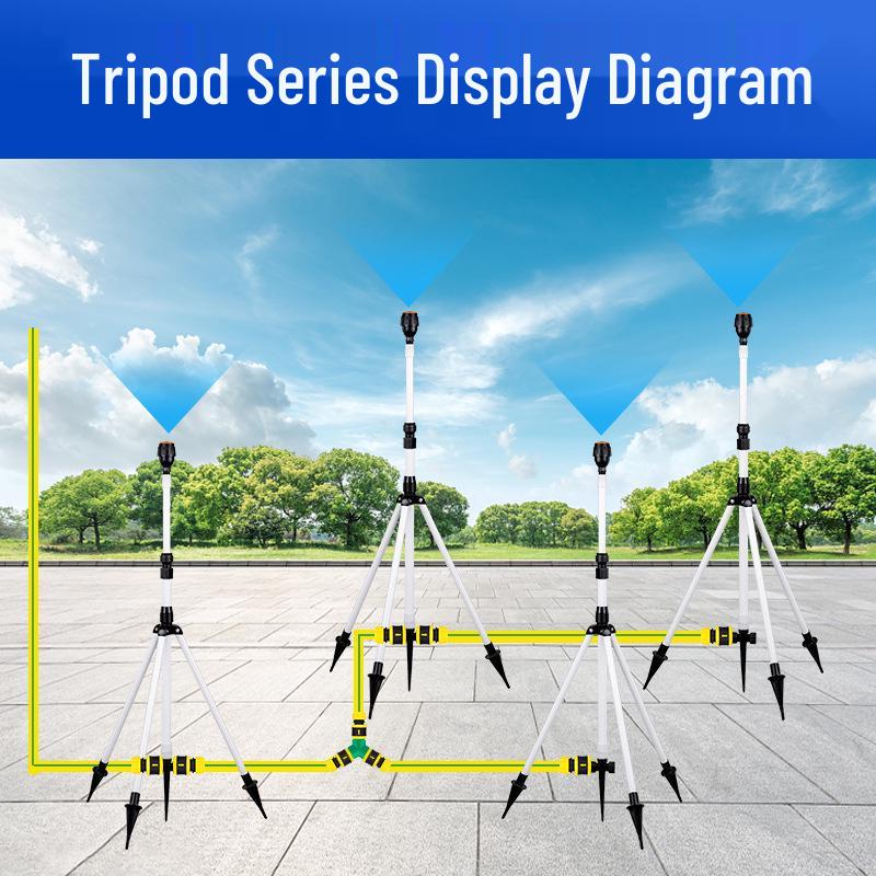 Adjustable Height Tripod Garden Sprinkler Stand