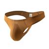 Xiaobudian Men Thong, Low-Waisted T-Shaped Cut Briefs, U Convex Supportive Pouch Panties, Elastic Fit No Slip Lightweight Underwear for Daily Wear