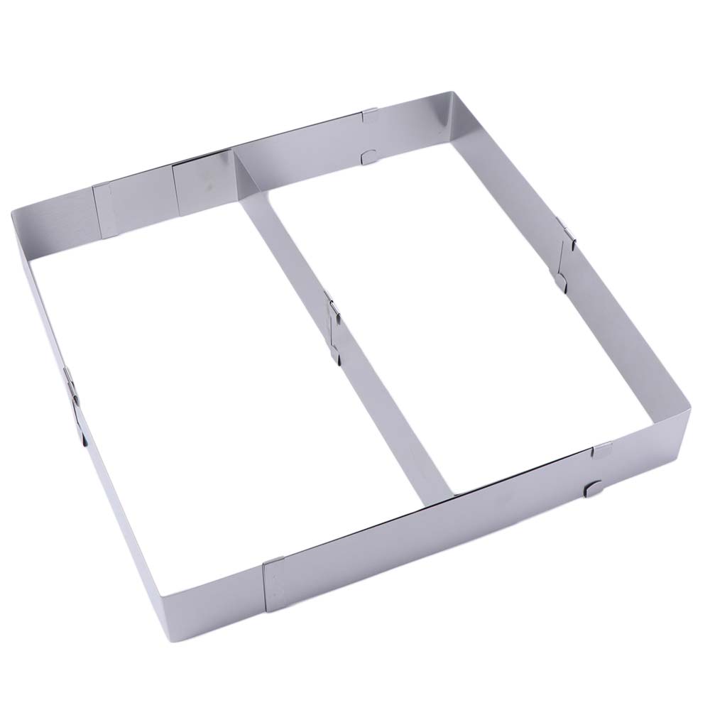 Rectangle/Square Cake Mold Stainless Steel Baking Mold Adjustable Mousse Cake Ring  Pastry