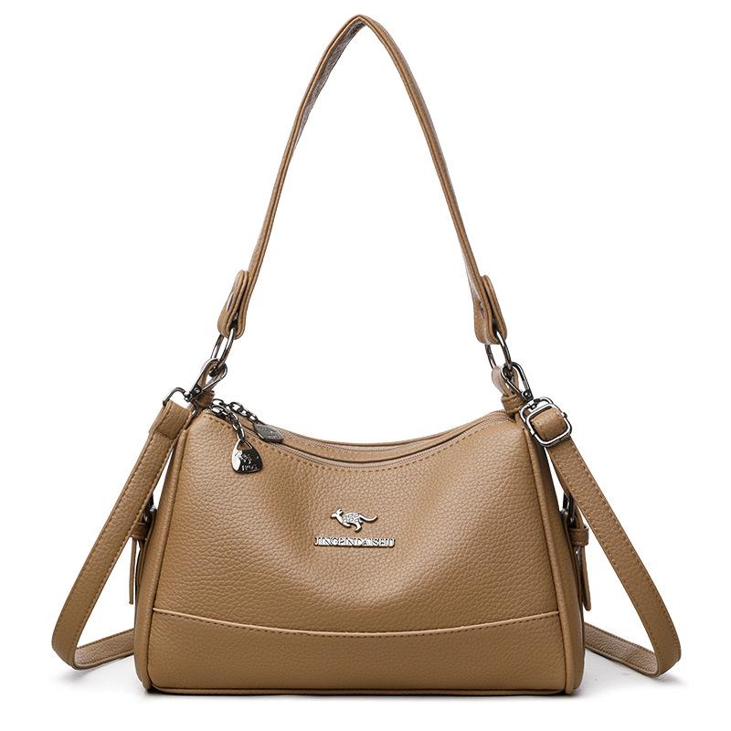 Women's Bag Soft Leather Shoulder Crossbody Bag Underarm Handbag